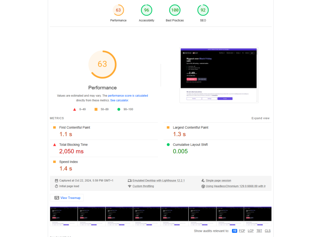 Hostinger Website Page Load Speed - Digital Network Savvy