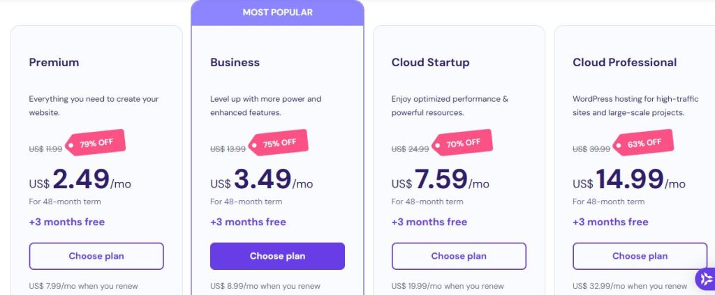 Hostinger WordPress Hosting Plans and Pricing - Digital Network Savvy