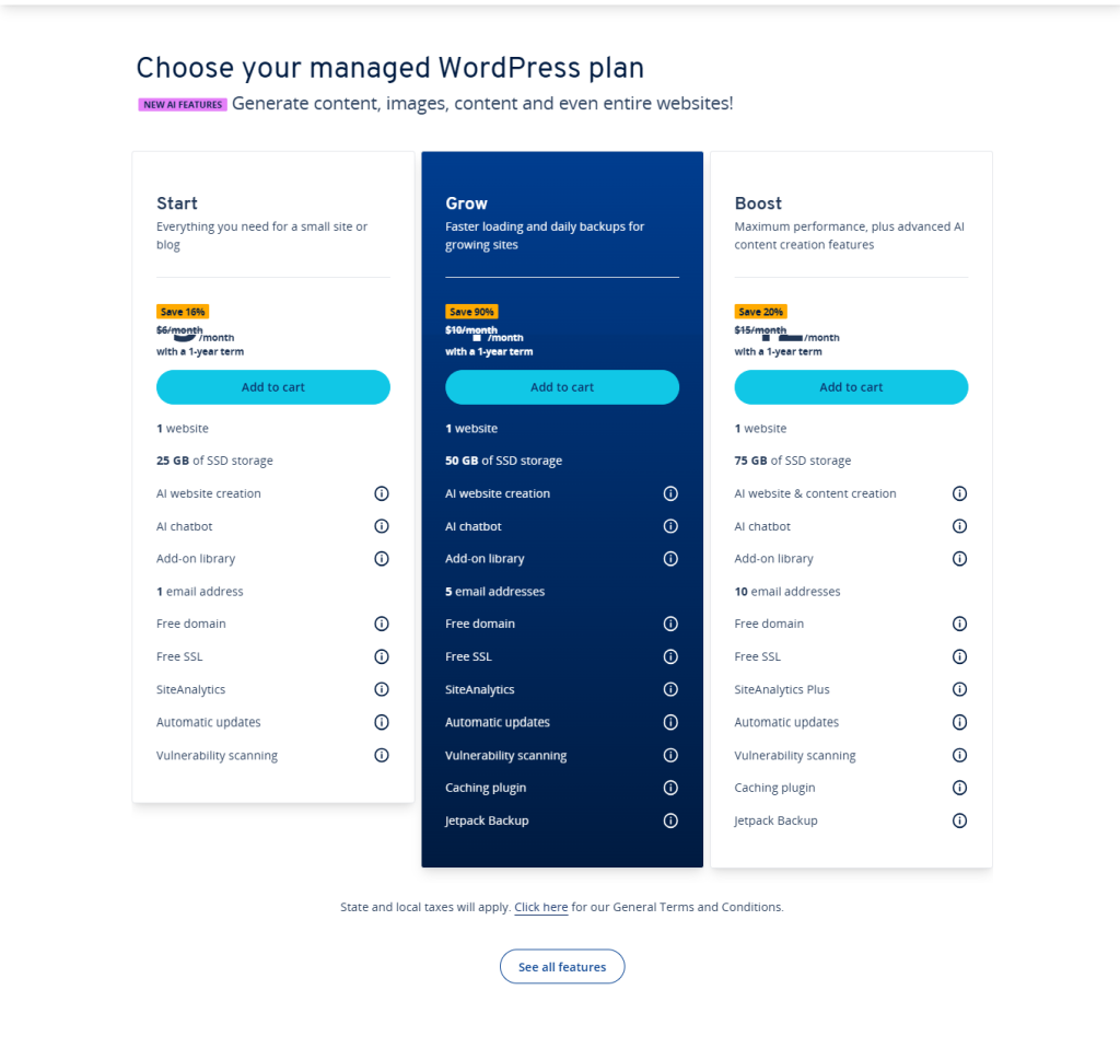 Ionos Managed WordPress Hosting Price Tier 2 - Digital Network Savvy