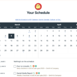 Basecamp Calendar Schedule - Digital Network Savvy