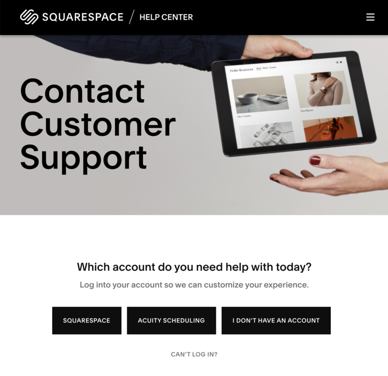 Squarespace Customer Support - Digital Network Savvy