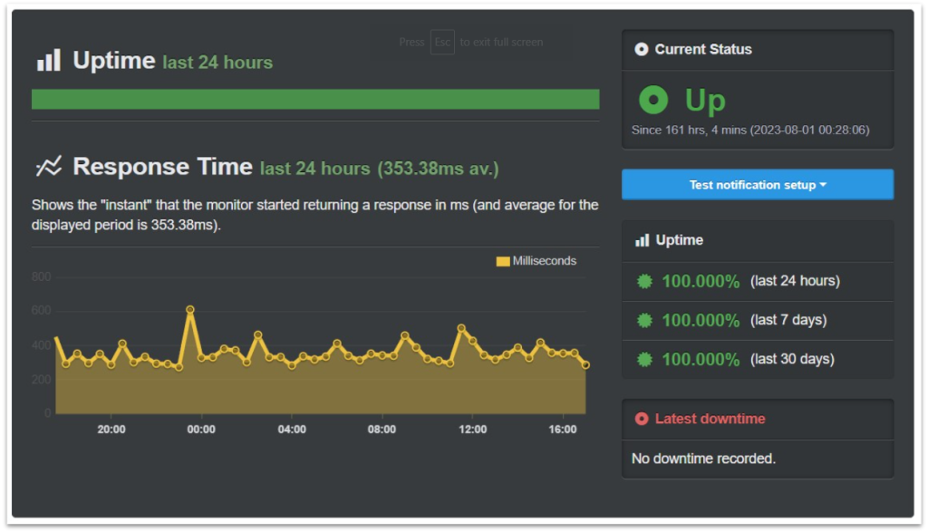 Ionos hosting uptime - Digital Network Savvy