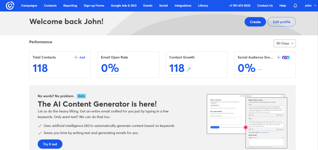 Constant Contact Reporting and Analytics - Digital Network Savvy