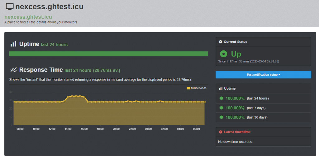 Nexcess Uptime - Digital Network Savvy